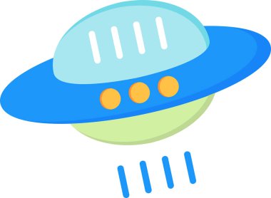 ufo. Web simgesi basit tasarım 