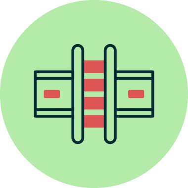 Yol simgesi vektör illüstrasyonu 