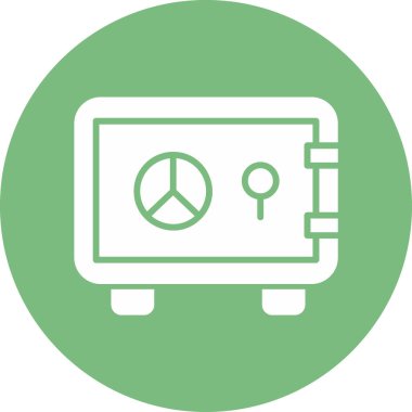 Depozito. Web simgesi basit illüstrasyon