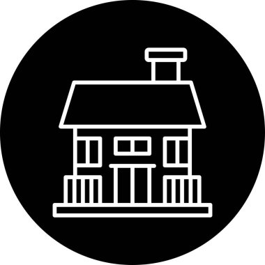 ev simgesini, basit vektör çizim