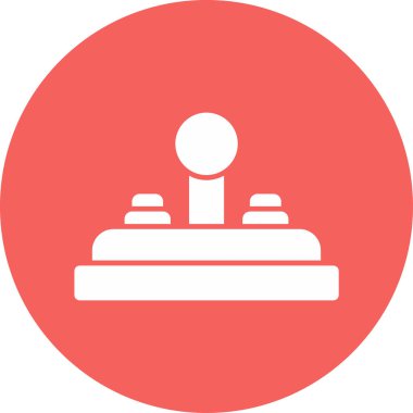 Oyun Denetleyici vektör düz simgesi. Oyun çubuğu