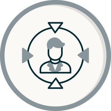 Konum haritası işaretleyici. vektör simgesi