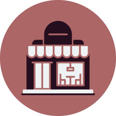 cafe web simgesi vektör illüstrasyonu