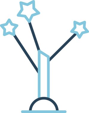 Joshua Tree simgesinin vektör illüstrasyonu              