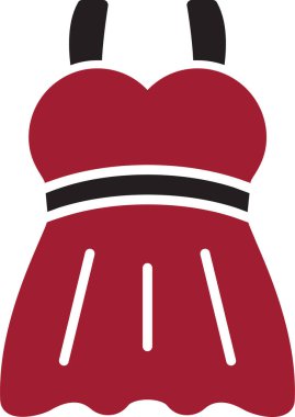 Elbise. Web simgesi basit illüstrasyon 