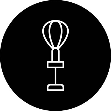 Punching Ball web simgesi, basit vektör illüstrasyonu