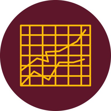 Grafik. Web simgesi basit illüstrasyon 