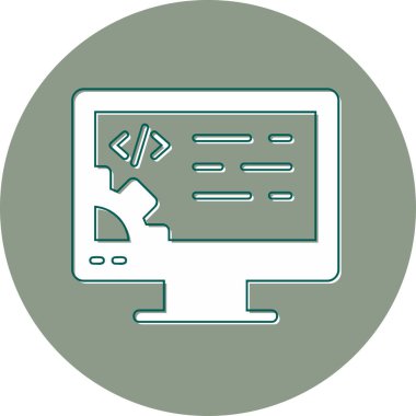 Basit Seo web tasarım simgesi