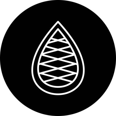 Kıymetli Stone. Web simgesi basit illüstrasyon