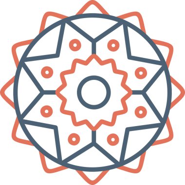 mandala tasarımı, web basit illüstrasyonu