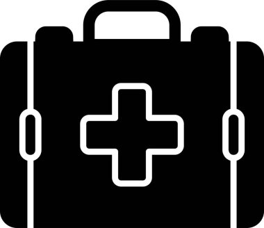 İlk yardım kiti vektör illüstrasyonu