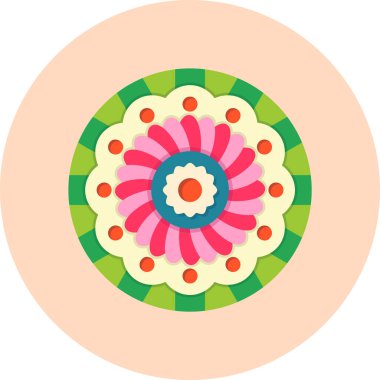 mandala tasarımı, web basit illüstrasyonu