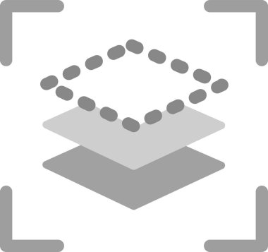 Katman modern simgesinin vektör illüstrasyonu