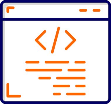 Web sitesi simgesi, vektör illüstrasyonu basit tasarım