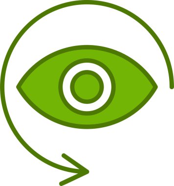 Deja Vu. Web simgesi basit tasarım