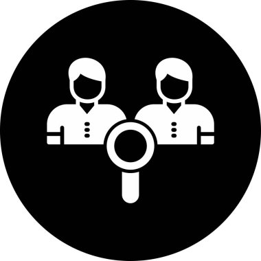 Rakibim. Web simgesi basit illüstrasyon