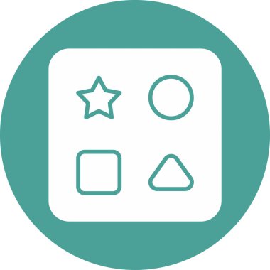 oyun web simgesi, basit illüstrasyon, Çeşitlilik simgesi