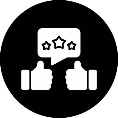 Müşteriler başparmak hareketleriyle üç yıldızlı reyting veriyorlar.