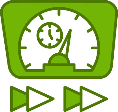 hız dometresi vektör illüstrasyonuName