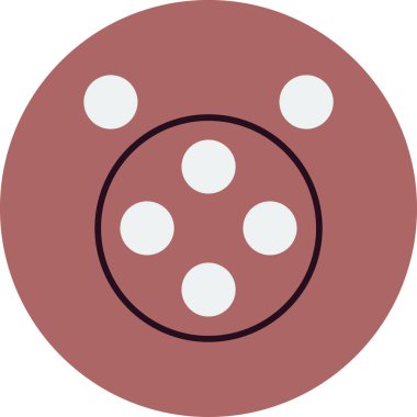 Daha dıştan. Web simgesi basit illüstrasyon