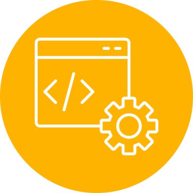 Gelişme. Web simgesi basit illüstrasyon