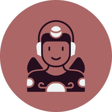 Süper kahraman ağ simgesi, vektör illüstrasyonu