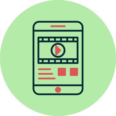 Bedava deneme. Web simgesi basit illüstrasyon 