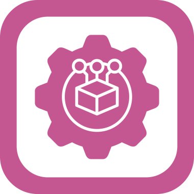 yazılım geliştirme. Web simgesi vektör illüstrasyonu