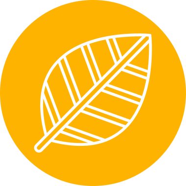 Yaprak simgesinin soyut renk vektörü çizimi