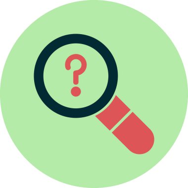 Ara. Web simgesi basit illüstrasyon 