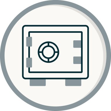 güvenli simge vektör illüstrasyonu 