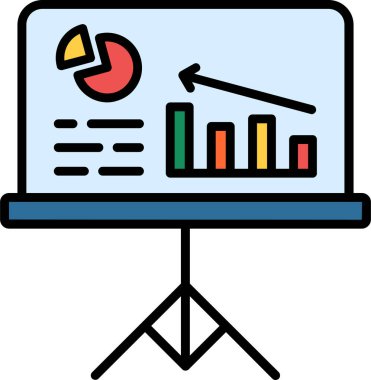 vector illustration of Analysis modern icon