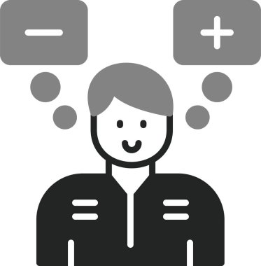 Fizibilite. Web simgesi vektör illüstrasyonu