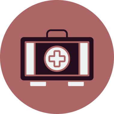 İlk yardım kiti vektör illüstrasyonu