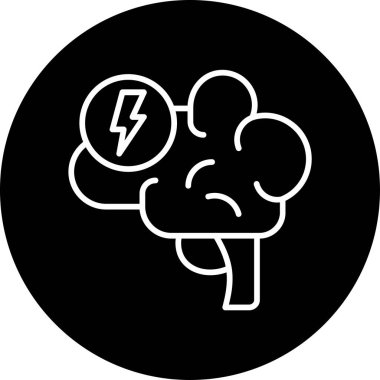 Stres web simgesi vektör illüstrasyonu