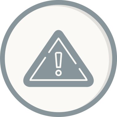 uyarı simgesi vektör illüstrasyonu