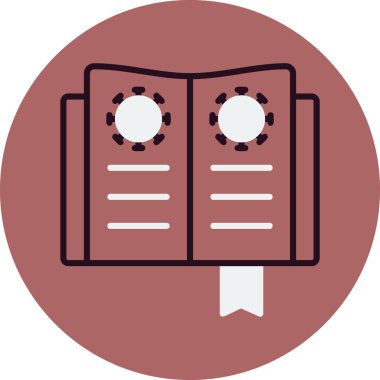 Bakteriyoloji. Web simgesi basit illüstrasyon