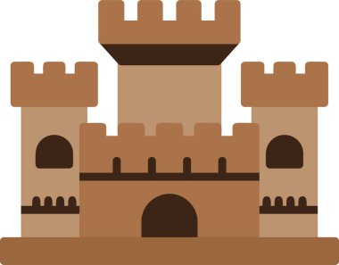 kale ikonu vektör illüstrasyonu 