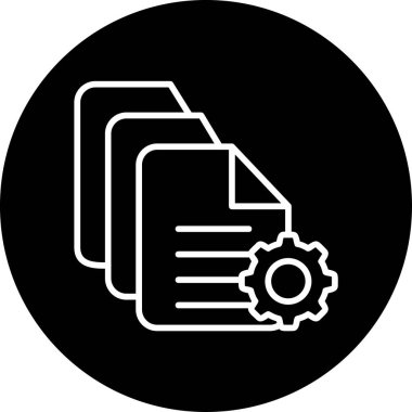 İşlem yapılıyor. Web simgesi basit illüstrasyon