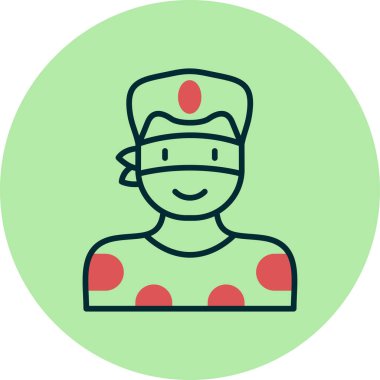 Süper kahraman ağ simgesi, vektör illüstrasyonu