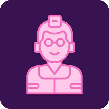 erkek avatar simge vektör çizim 