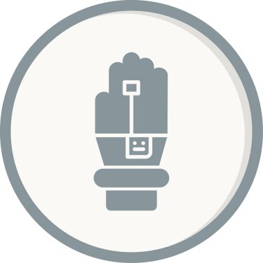 Taslak biçiminde elle hareket vektörü simgesi