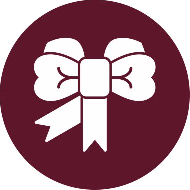 Kurdele yayı. Web simgesi basit illüstrasyon