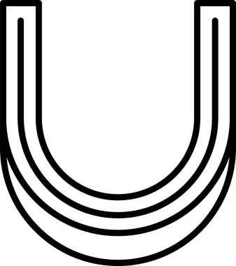 Ağız koruyucusu. Web simgesi basit illüstrasyon