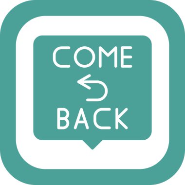 Geri Dön Simge Vektör Resimleri Beyaz Arkaplanda İzole Edildi