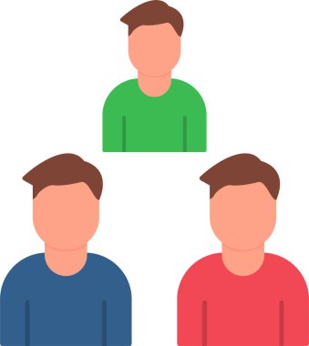 Takım. Web simgesi basit illüstrasyon 