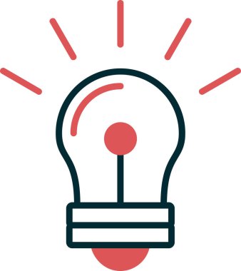 Ampul Ağı simgesi, vektör illüstrasyonu