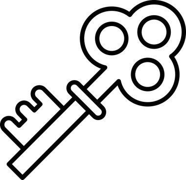 anahtar web simge vektör çizim