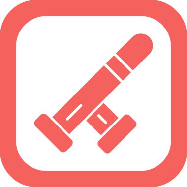 Baton web simgesi vektör illüstrasyonu