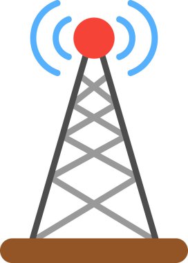 uydu anten simgesi. özet çizimi